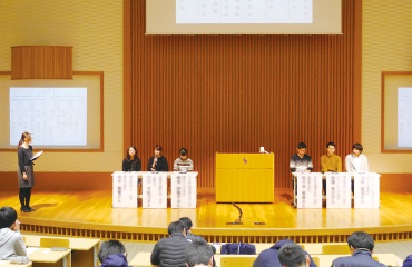内定者報告会の様子