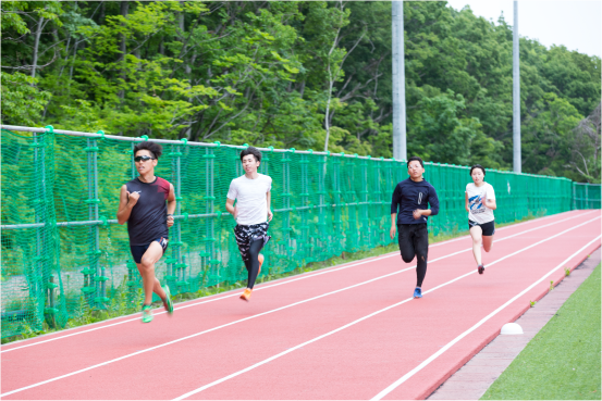 札幌国際大学陸上競技部活動紹介の写真
