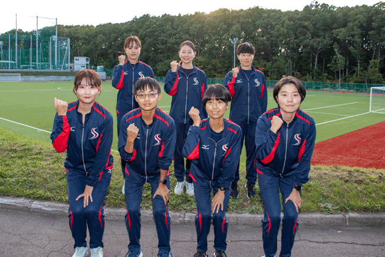 札幌国際大学女子駅伝部活動紹介写真
