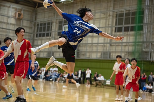 札幌国際大学男子ハンドボール部写真4