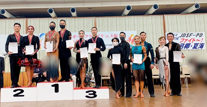 久保田さんPD GrandPrix Cup ラテンにて優勝