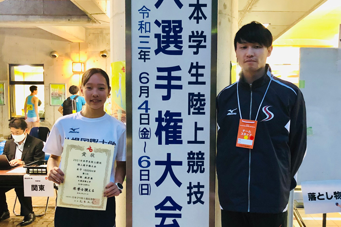 【女子駅伝部】阿部麻莉亜さん北海道学生新記録樹立！