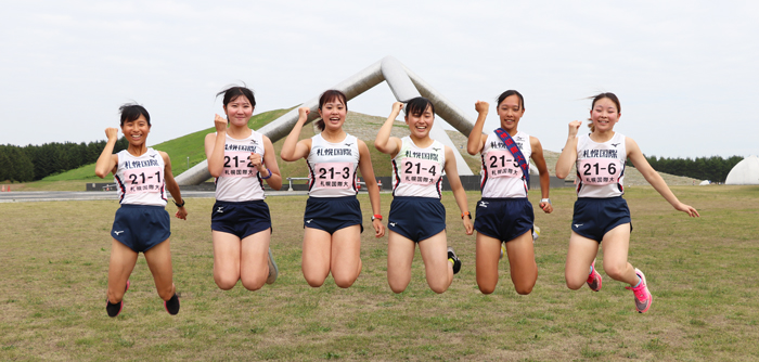 北海道大学女子駅伝5連覇達成！