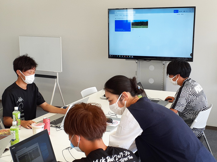 ドローンを使ったIT教育-Ⅱ【スポーツ人間学部】