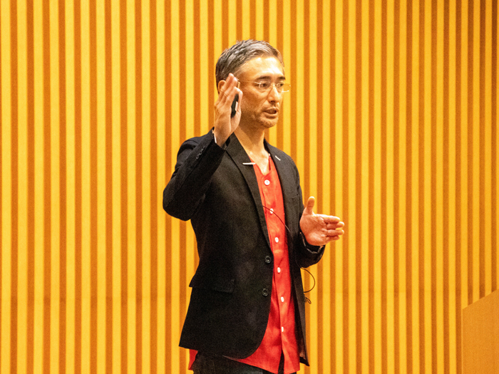 【スポーツビジネス学科】Jリーグアドバイザー岡部氏特別講演
