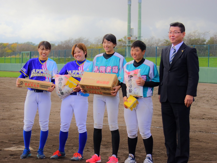【女子硬式野球部】栗山町エキシビジョンマッチ参戦！