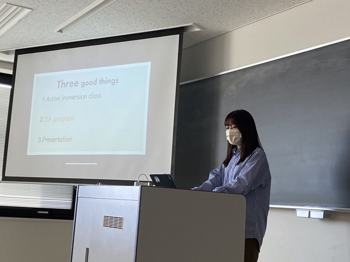 【幼児教育保育学科】国内留学研修の発表会