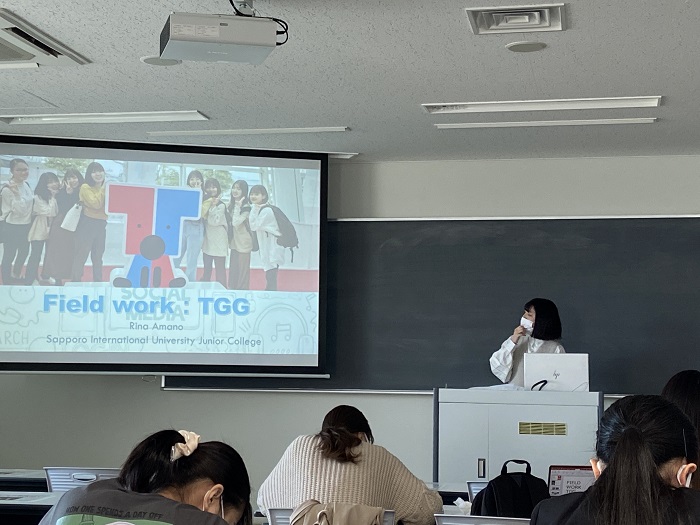 【幼児教育保育学科】国内留学研修の発表会