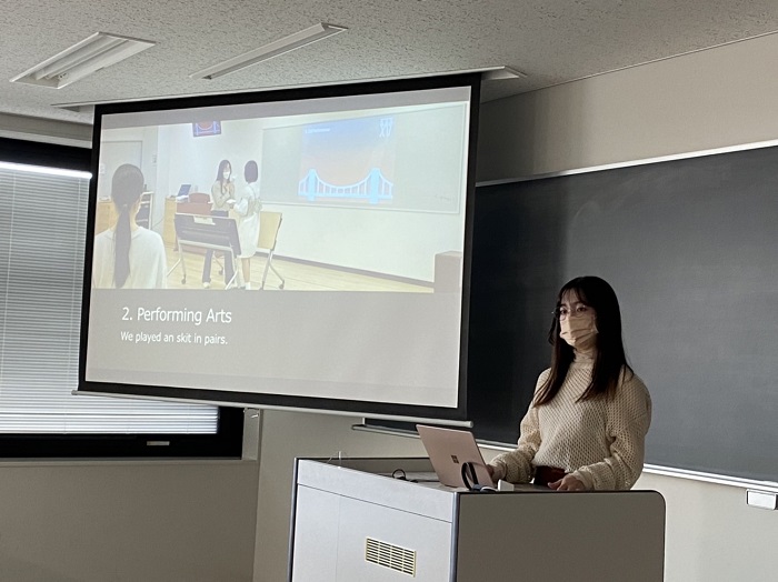 【幼児教育保育学科】国内留学研修の発表会