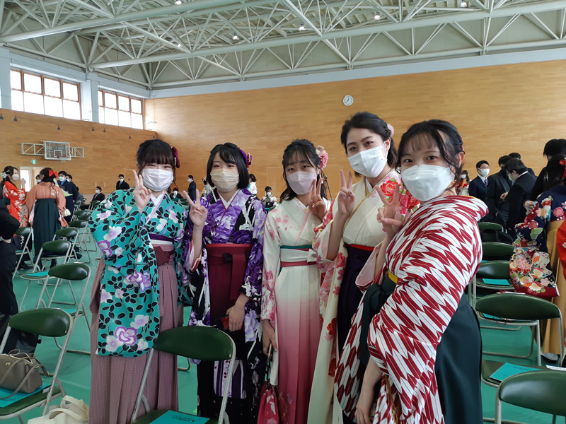 第26回　札幌国際大学　学位記授与式 【子ども心理専攻】