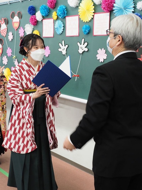 第26回　札幌国際大学　学位記授与式 【子ども心理専攻】