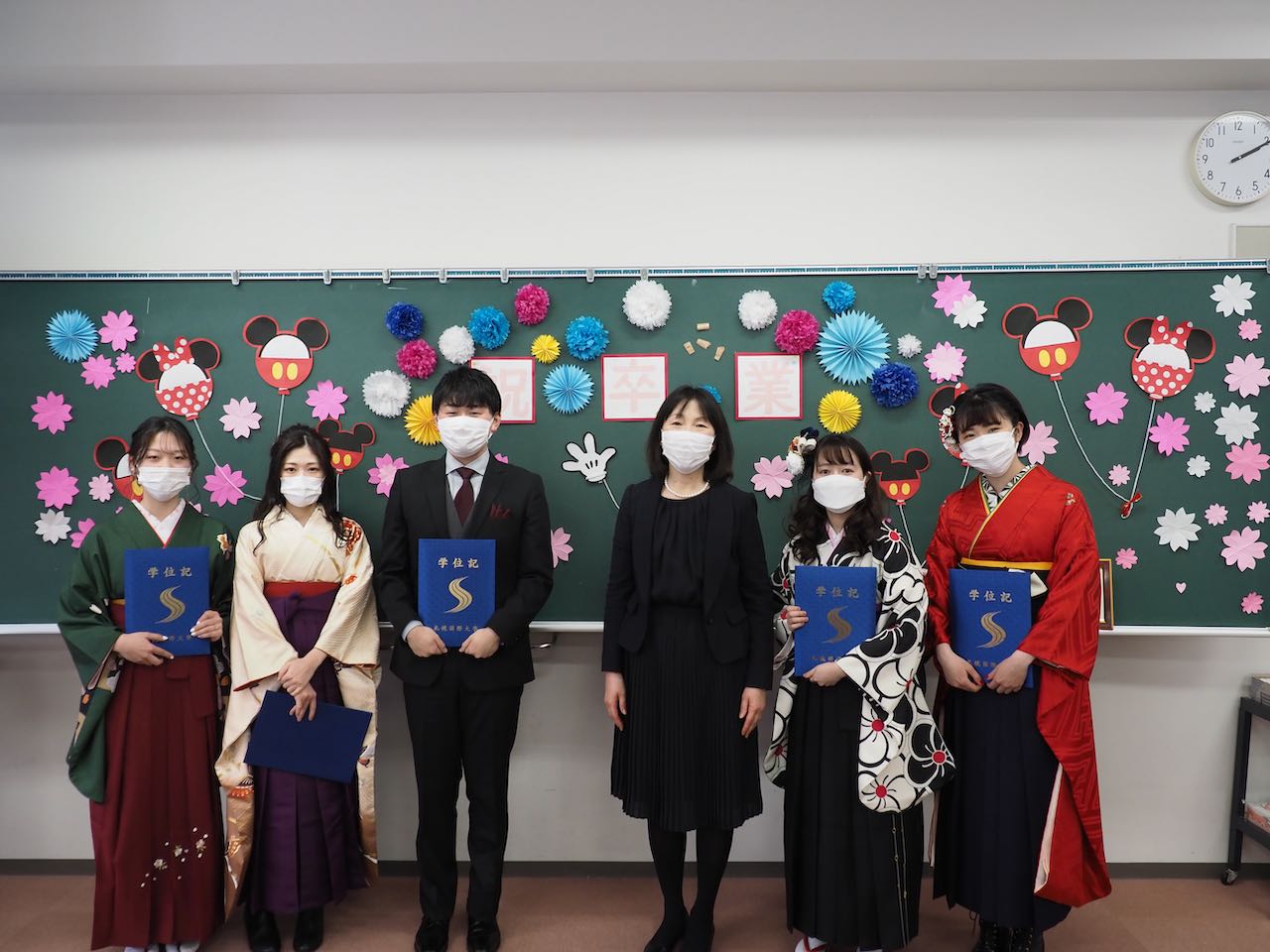 第26回　札幌国際大学　学位記授与式 【子ども心理専攻】