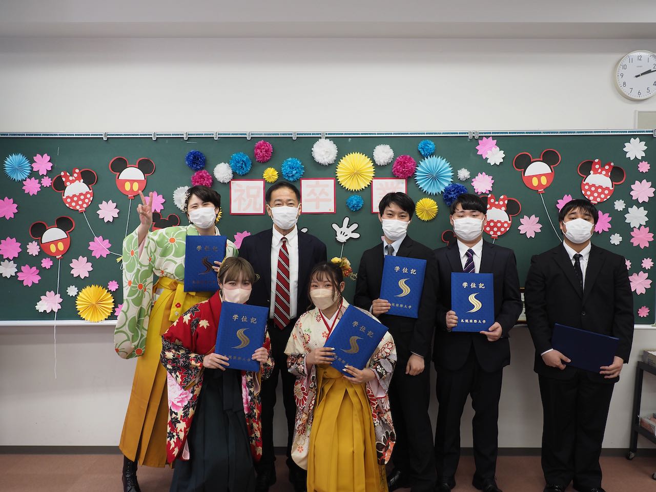 第26回　札幌国際大学　学位記授与式 【子ども心理専攻】