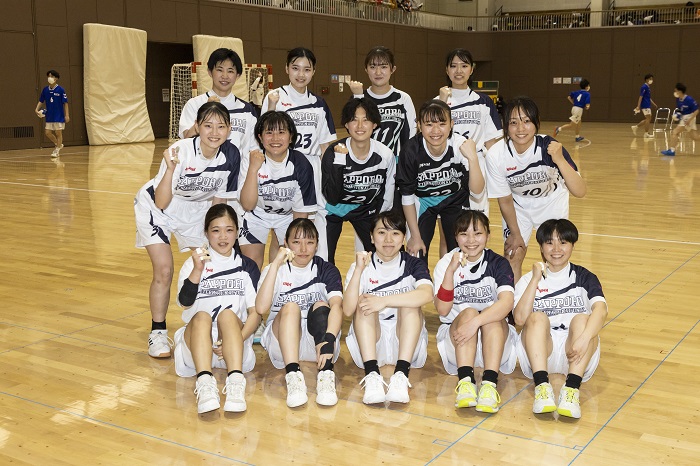 【女子ハンドボール部】1部リーグ全勝優勝！