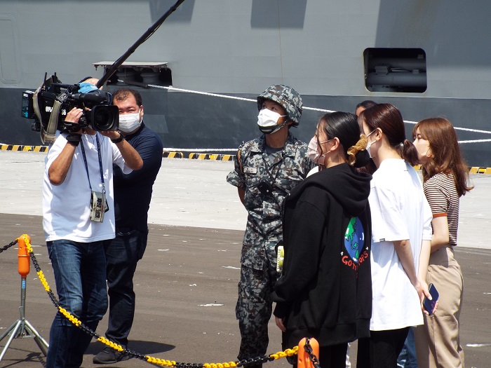 海上自衛隊護衛艦「ひゅうが」見学会開催