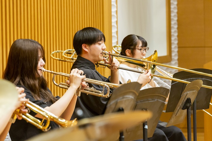 【吹奏楽部】学内コンサート開催！