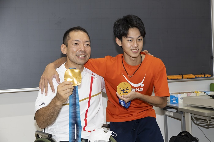 パラリンピック金メダリスト狩野氏講演