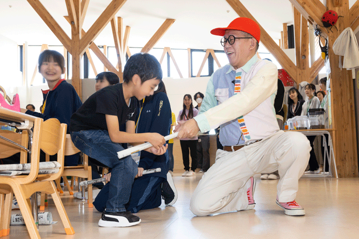 つるの剛士さんトークショー＆わくわくさん工作教室開催