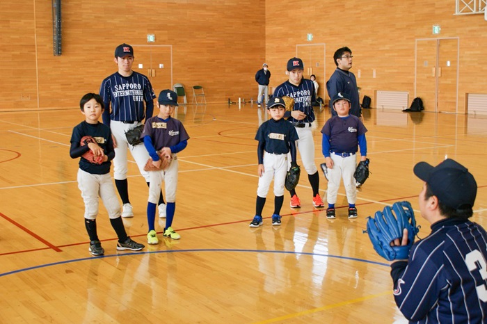 ニセコ町の子どもたちがSIUスポーツクラブに参加