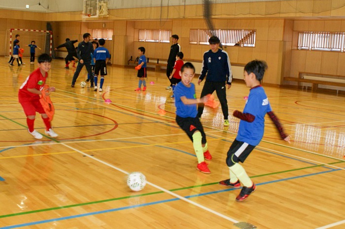 ニセコ町の子どもたちがSIUスポーツクラブに参加