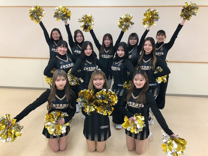 【チアリーディング】アルテミス北海道を熱狂的に応援！