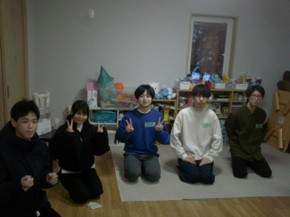 子どもたちが帰宅後のプレイルーム
