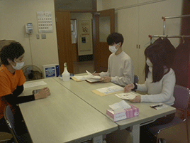 介護予防センターでの業務説明