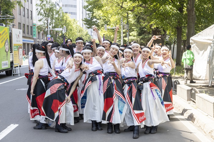 【YOSAKOIソーラン部】導歌の響き、観客を魅了！