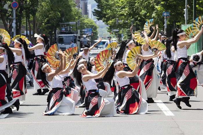 【YOSAKOIソーラン部】導歌の響き、観客を魅了！