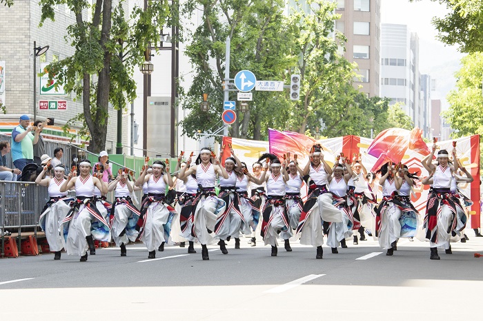 【YOSAKOIソーラン部】導歌の響き、観客を魅了！