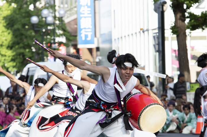 【YOSAKOIソーラン部】導歌の響き、観客を魅了！