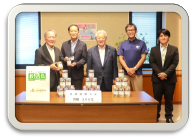 2021年から本学が参加している「救缶鳥プロジェクト」