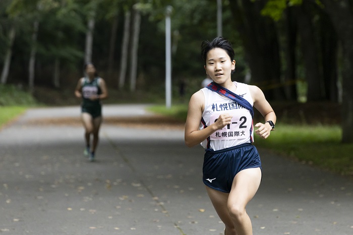 2区(3.1km)　佐藤わかな　10分44秒
