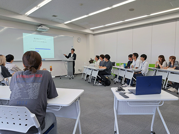 【観光学部】城西国際大学観光学部の皆さんと交流会開催