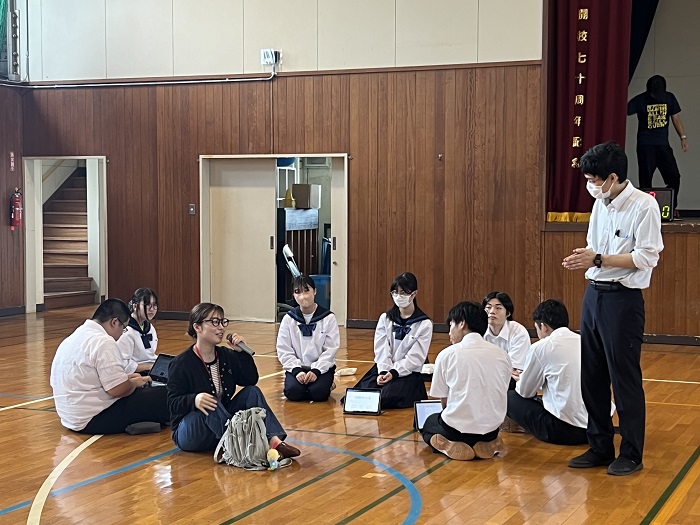 【観光】富川高校との地域観光振興・まち歩き研修in日高町