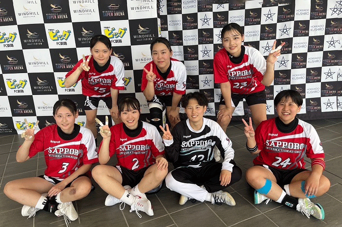 女子1部リーグにおいて5チームが競う総当たり戦で全勝