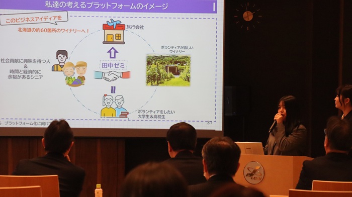 「国際大学間の未来ネットワーク」観光ビジネスアイディアコンテスト