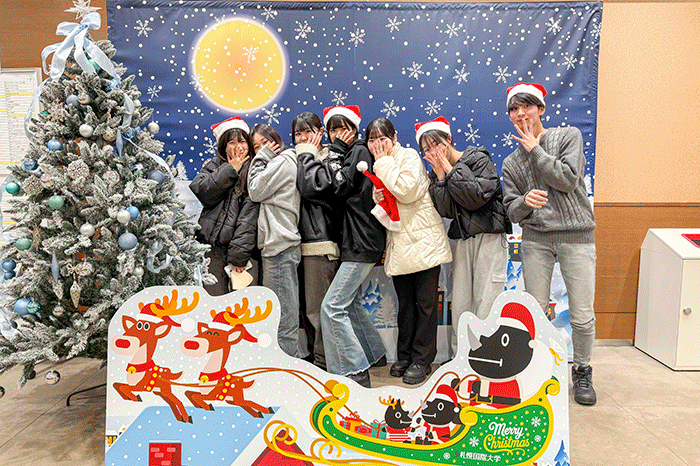 コクサイくんクリスマスフォトブース