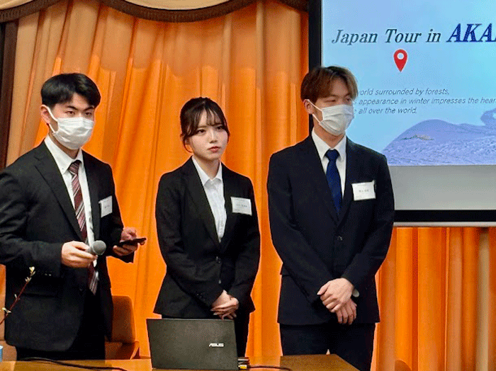 札幌国際大学　阿寒湖温泉　研修　鶴賀リゾート