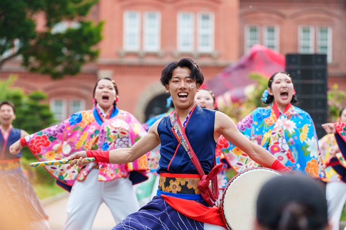 札幌国際大学　YOSAKOIソーラン祭り　コカ・コーラ札幌国際大学