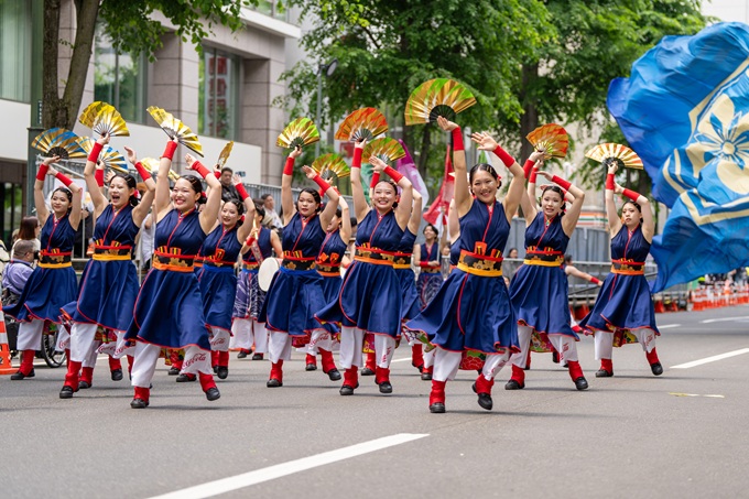 札幌国際大学　YOSAKOIソーラン祭り　コカ・コーラ札幌国際大学