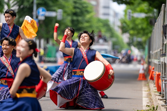 札幌国際大学　YOSAKOIソーラン祭り　コカ・コーラ札幌国際大学