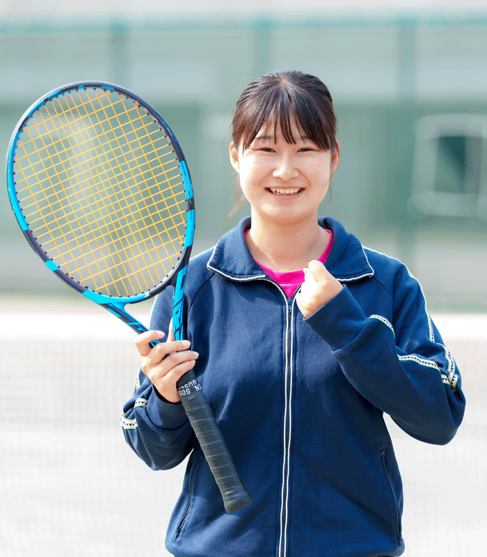 札幌国際大学　テニス　南萌々