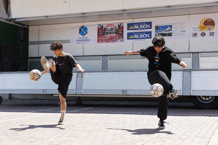 札幌国際大学　フリースタイルフットボール　KURO