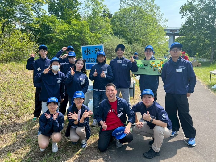 札幌国際大学　JAL千歳国際マラソン　観光学部　ボランティア