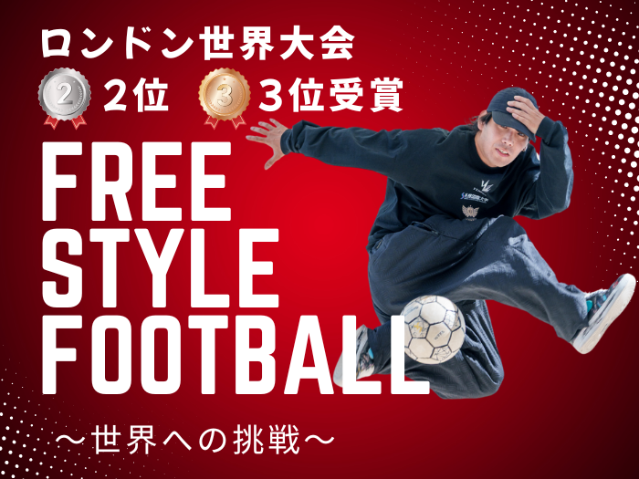 【卒業生の活躍】森脇昂平さん フリースタイルフットボール世界大会で躍動！のサムネイル画像