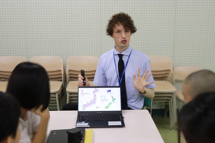 札幌国際大学　留学生　小学校訪問　国際交流