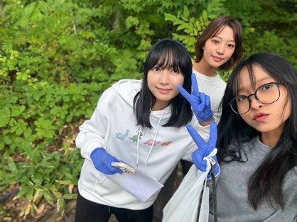 札幌国際大学 観光学部 ゴミ拾い