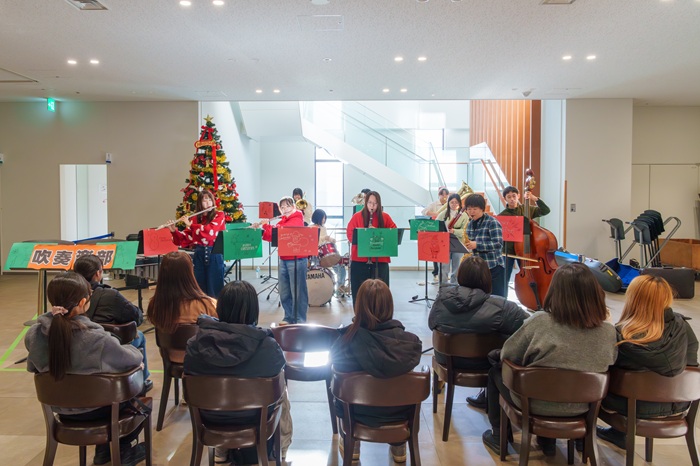 札幌国際大学　クラブ＆サークル　吹奏楽部　クリスマスウィーク