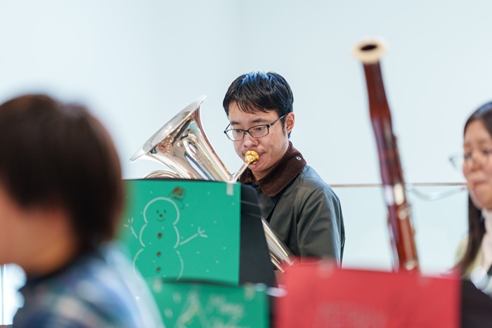 札幌国際大学　クラブ＆サークル　吹奏楽部　クリスマスウィーク